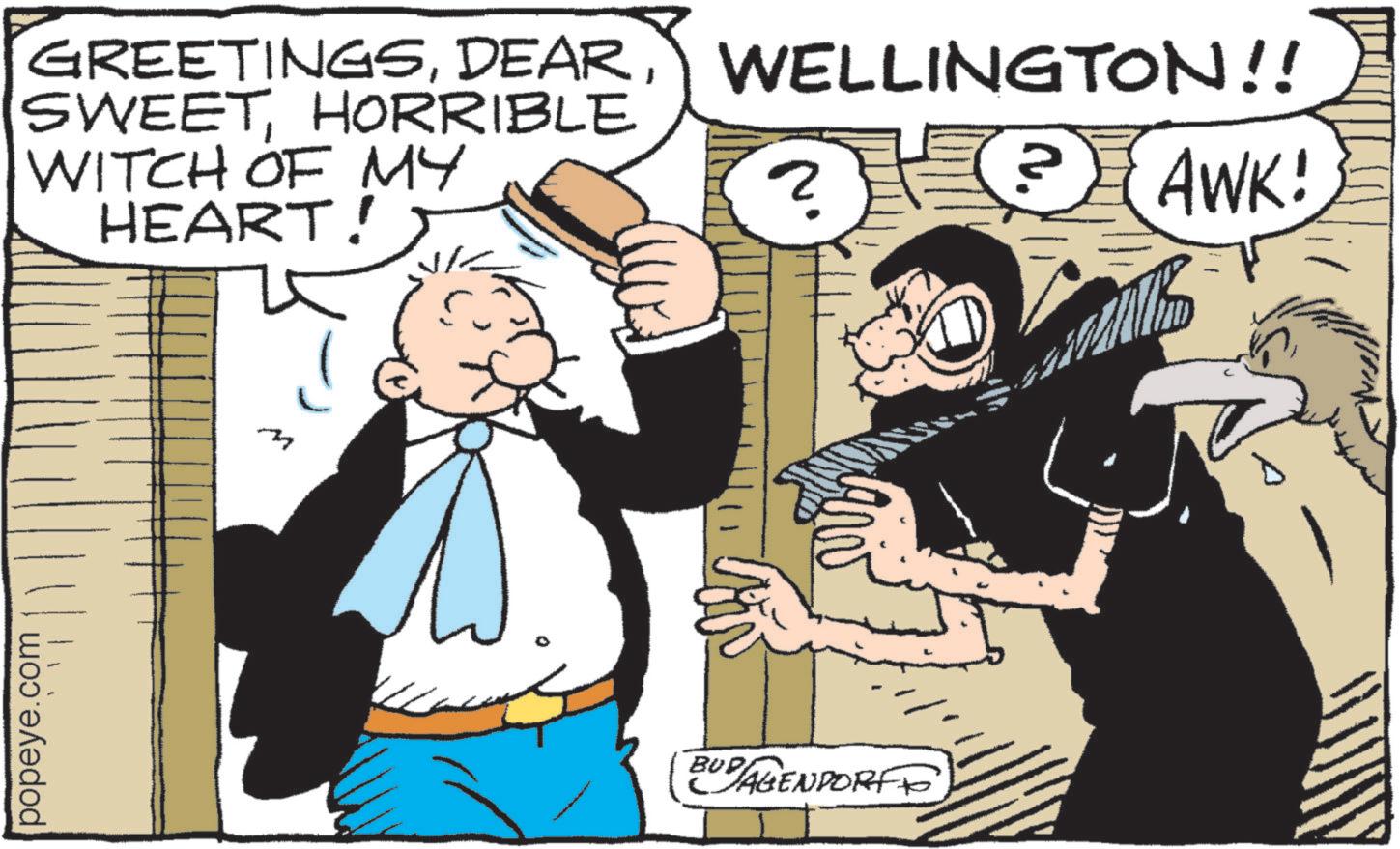 Fiction OCR: popeye.com GREETINGSWELLINGTON!! SWEETHORRIBLE WITCH OF MY HEART ? ? AWK! RUDI/AGENDORFF popeye.com GREETINGSWELLINGTON !! SWEETHORRIBLE WITCH OF MY HEART ? ? AWK ! RUDI / AGENDORFF