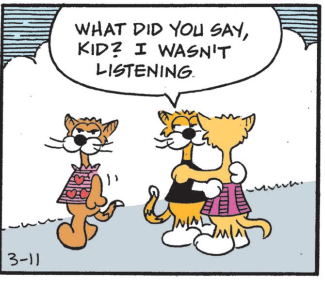Tail OCR: WHAT DID YOU SAYKID? I WASN'T LISTENING. 3-11 N/A WHAT DID YOU SAYKID ? I WASN'T LISTENING . 3-11 N / A