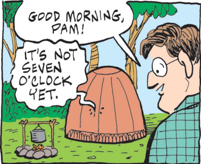 Fiction OCR: GOOD MORNINGPAM! IT'S NOT SEVEN O'CLOCK YET. GOOD MORNINGPAM ! IT'S NOT SEVEN O'CLOCK YET .