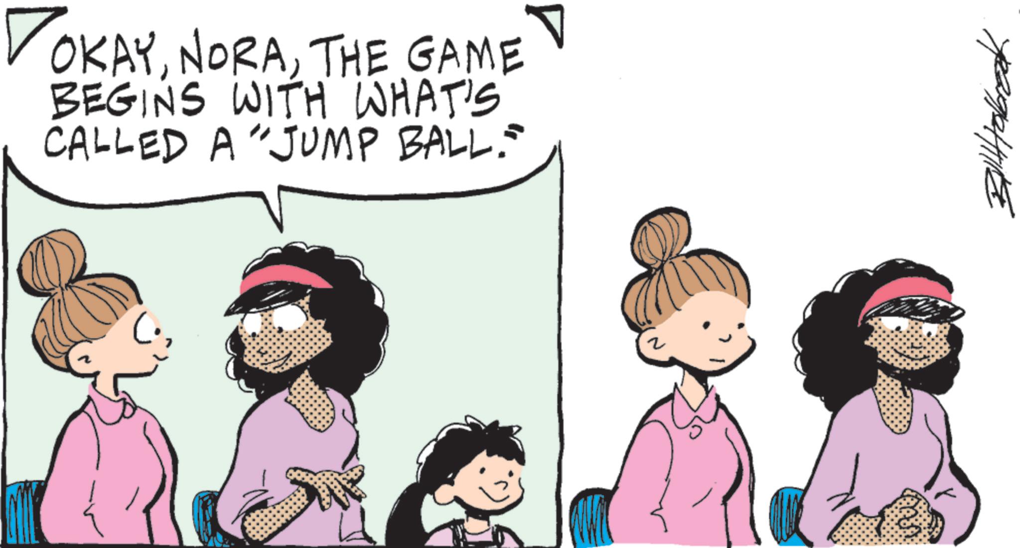 Animated cartoon OCR: VOKAYTHE GAME BEGINS WITH WHAT'S CALLED A "JUMP BALL. ?????? VOKAYTHE GAME BEGINS WITH WHAT'S CALLED A " JUMP BALL . ??????