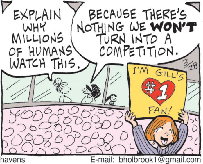 Animation OCR: EXPLAIN WHY BECAUSE THERE'S NOTHING WE WON'T TURN INTO A COMPETITION. MILLIONS OF HUMANS WATCH THIS. I'M GILL'S #1 FAN! 3/28 5000 ? havens E-mail: bholbrook1@gmail.com EXPLAIN WHY BECAUSE THERE'S NOTHING WE WON'T TURN INTO A COMPETITION . MILLIONS OF HUMANS WATCH THIS . I'M GILL'S # 1 FAN ! 3/28 5000 ? havens E - mail : bholbrook1@gmail.com