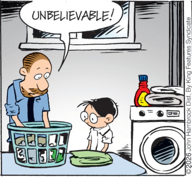 Cookware and bakeware OCR: 53 UNBELIEVABLE! O2026 John Hambrock Dist. By King Features Syndicate 53 UNBELIEVABLE ! O2026 John Hambrock Dist . By King Features Syndicate