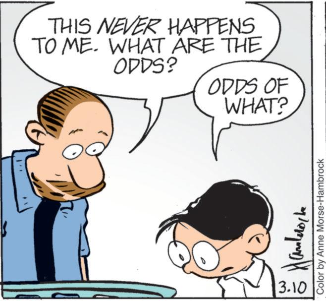 Pleased OCR: THIS NEVER HAPPENS TO ME. WHAT ARE THE ODDS? ODDS OF WHAT? 3.10 Hamlerock Color by Anne Morse-Hambrock THIS NEVER HAPPENS TO ME . WHAT ARE THE ODDS ? ODDS OF WHAT ? 3.10 Hamlerock Color by Anne Morse - Hambrock