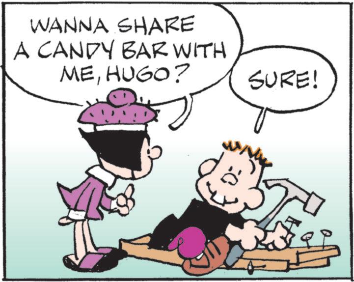 Animation OCR: WANNA SHARE A CANDY BAR WITH MEHUGO? SURE! WANNA SHARE A CANDY BAR WITH MEHUGO ? SURE !