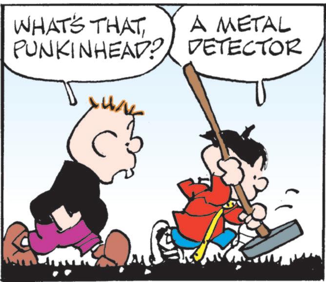Comic book OCR: WHAT'S THAT A METAL PUNKINHEAD? DETECTOR WHAT'S THAT A METAL PUNKINHEAD ? DETECTOR