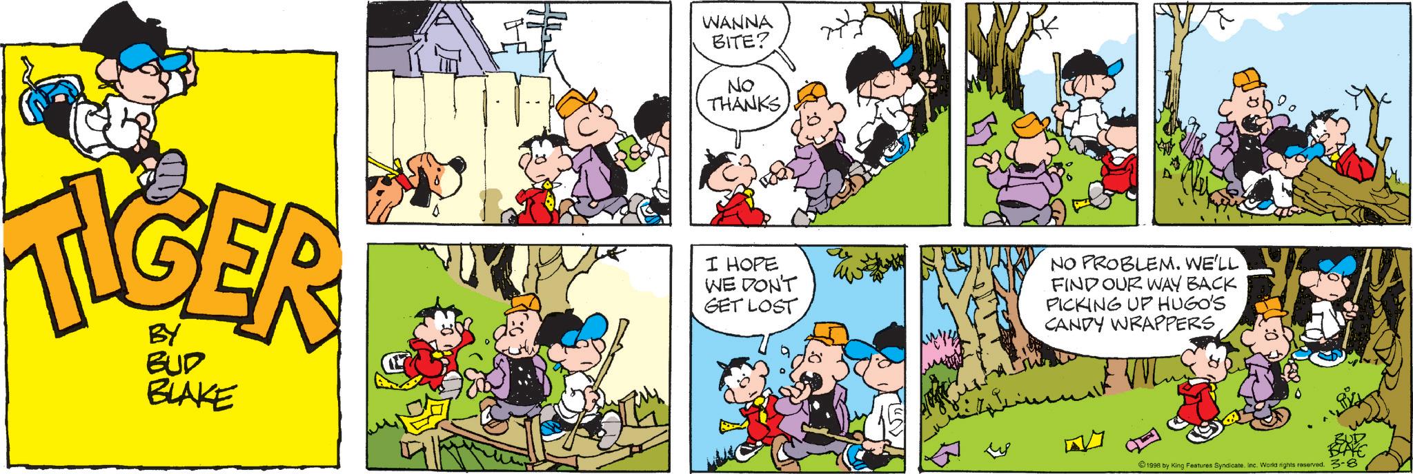 Gesture OCR: WANNA BITE? No THANKS TIGER BUD BLAKE I HOPE WE DON'T GET LOST NO PROBLEM. WE'LL FIND OUR WAY BACK PICKING UP HUGO'S CANDY WRAPPERS. BUD BLAFE 1998 by King Features Syndicate. Inc. World rights reserved. 3-8 WANNA BITE ? No THANKS TIGER BUD BLAKE I HOPE WE DON'T GET LOST NO PROBLEM . WE'LL FIND OUR WAY BACK PICKING UP HUGO'S CANDY WRAPPERS . BUD BLAFE 1998 by King Features Syndicate . Inc. World rights reserved . 3-8