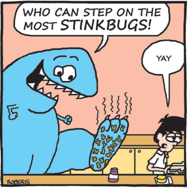 Graphics OCR: 5 WHO CAN STEP ON THE MOST STINKBUGS! ROBERTS 3 333 YBY YAY 5 WHO CAN STEP ON THE MOST STINKBUGS ! ROBERTS 3 333 YBY YAY