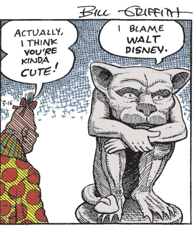 Fictional character OCR: 3.16 ACTUALLYI THINK YOU'RE KINDA CUTE! BILL GRIFFITH I BLAME WALT DISNEY. AA 3.16 ACTUALLYI THINK YOU'RE KINDA CUTE ! BILL GRIFFITH I BLAME WALT DISNEY . AA
