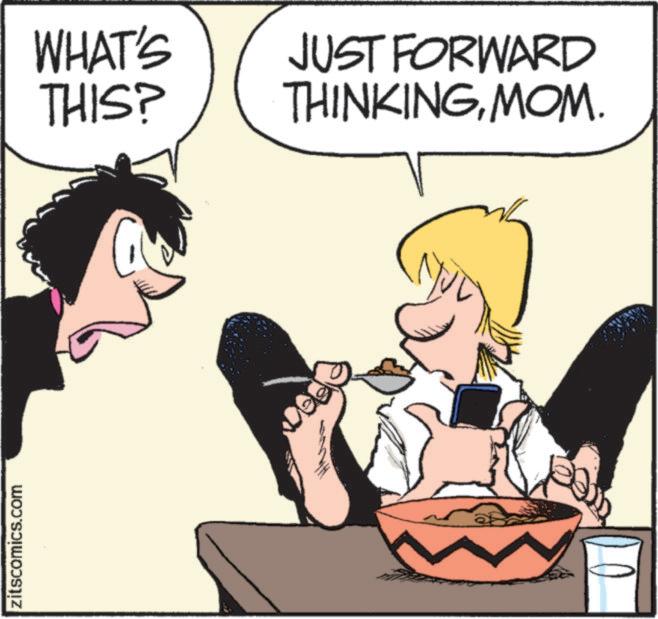 Animated cartoon OCR: zitscomics.com WHAT'S THIS? JUST FORWARD THINKINGMOM. zitscomics.com WHAT'S THIS ? JUST FORWARD THINKINGMOM .