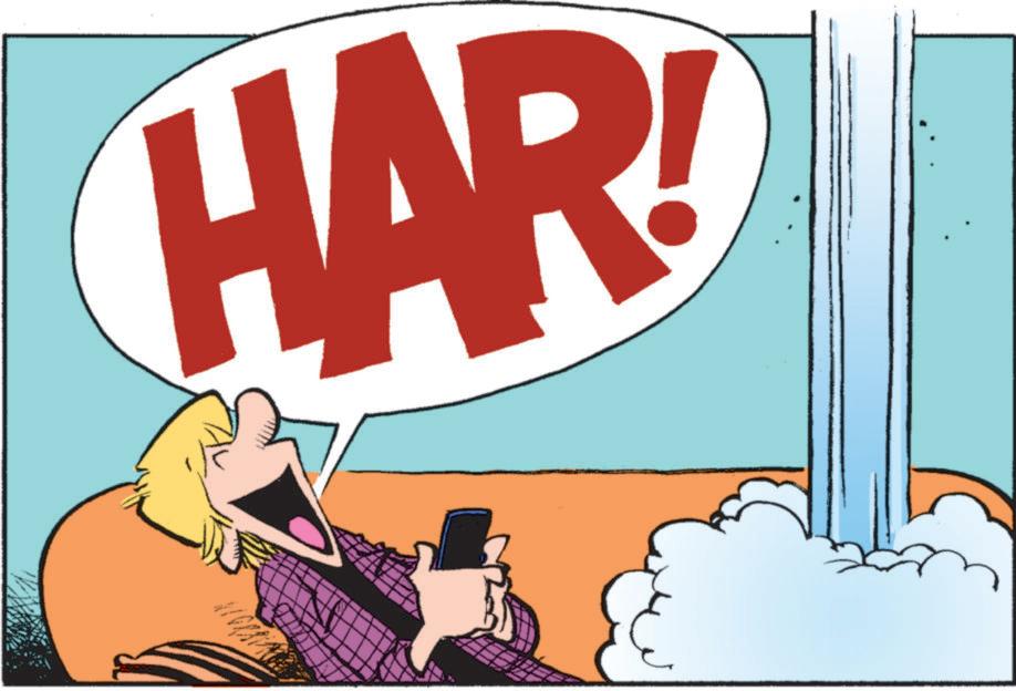 Fictional character OCR: HAR HAR