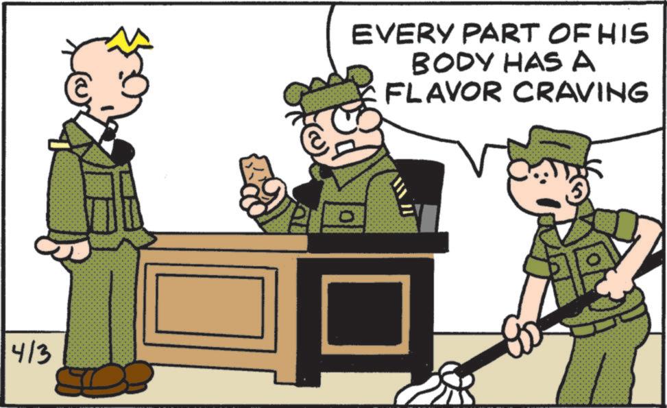 Military organization OCR: 4/3 0 EVERY PART OF HIS BODY HAS A FLAVOR CRAVING ???? 4/3 0 EVERY PART OF HIS BODY HAS A FLAVOR CRAVING ????