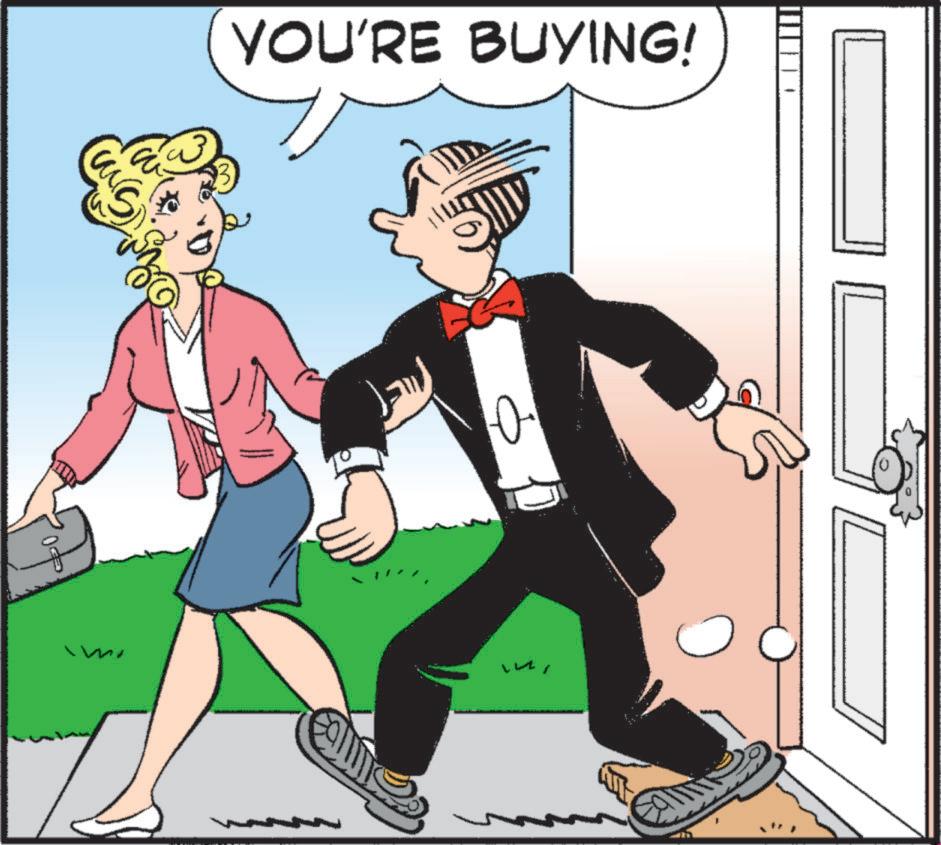 Animated cartoon OCR: YOU'RE BUYING! ??? ? YOU'RE BUYING ! ??? ?
