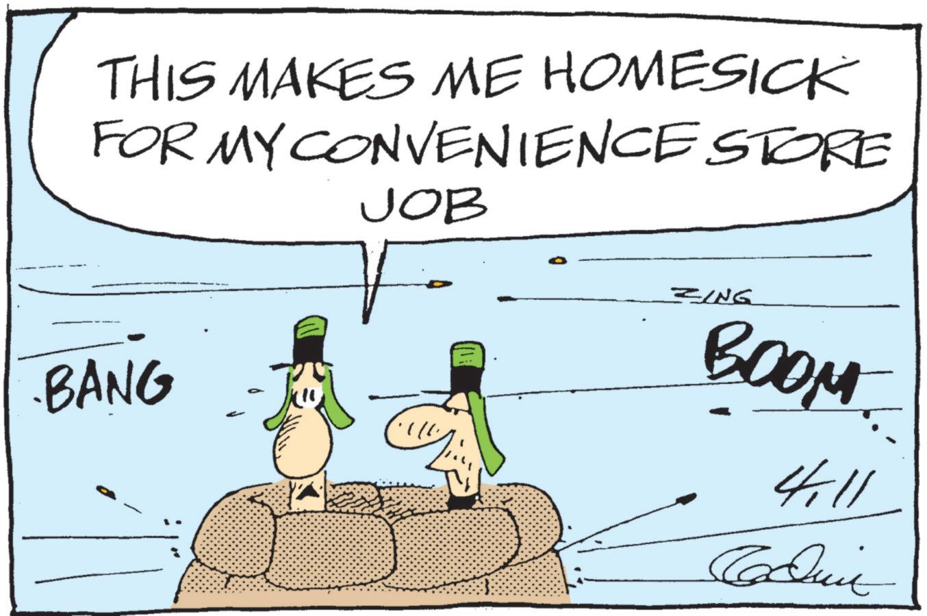 Fiction OCR: THIS MAKES ME HOMESICK FOR MY CONVENIENCE STORE JOB BANG ZING BOOM 4.11 THIS MAKES ME HOMESICK FOR MY CONVENIENCE STORE JOB BANG ZING BOOM 4.11