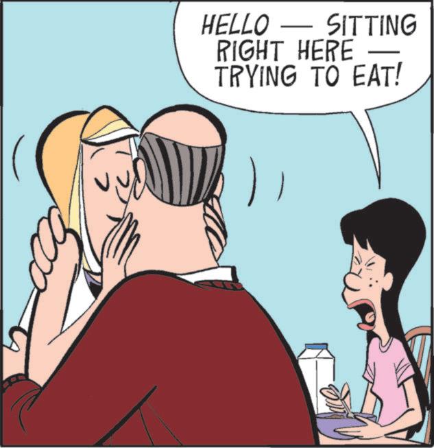 Comic book OCR: HELLO - SITTING RIGHT HERE - TRYING TO EAT! HELLO - SITTING RIGHT HERE - TRYING TO EAT !