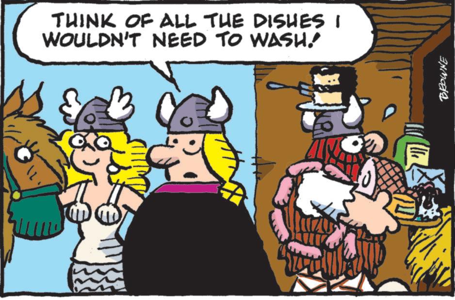 Comic book OCR: THINK OF ALL THE DISHES I WOULDN'T NEED TO WASH! BROWNE THINK OF ALL THE DISHES I WOULDN'T NEED TO WASH ! BROWNE