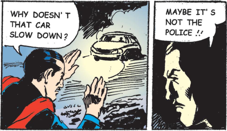 Hero OCR: WHY DOESN'T THAT CAR SLOW DOWN? MAYBE IT'S NOT THE POLICE !! WHY DOESN'T THAT CAR SLOW DOWN ? MAYBE IT'S NOT THE POLICE !!