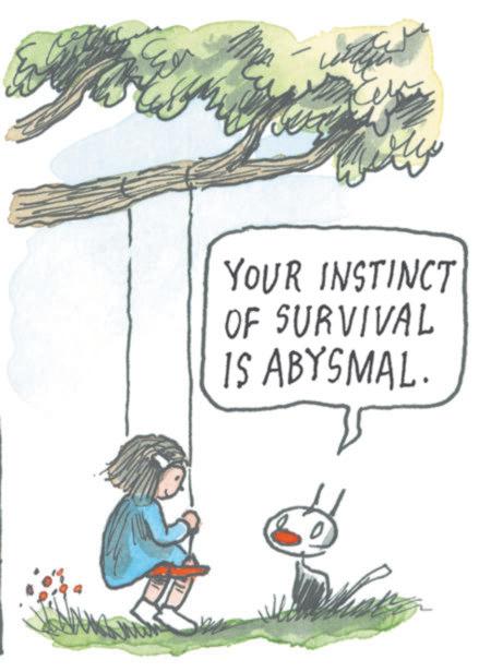 Animation OCR: My Welly YOUR INSTINCT OF SURVIVAL IS ABYSMAL. My Welly YOUR INSTINCT OF SURVIVAL IS ABYSMAL .
