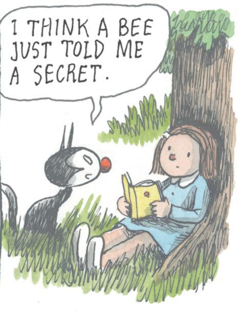 Publication OCR: I THINK A BEE JUST TOLD ME A SECRET. I THINK A BEE JUST TOLD ME A SECRET .