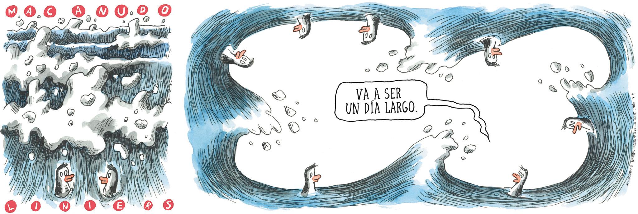 Animation OCR: M A N E S 100 VA A SER UN DÍA LARGO. LINIERSCARTOON M A N E S 100 VA A SER UN DÍA LARGO . LINIERSCARTOON