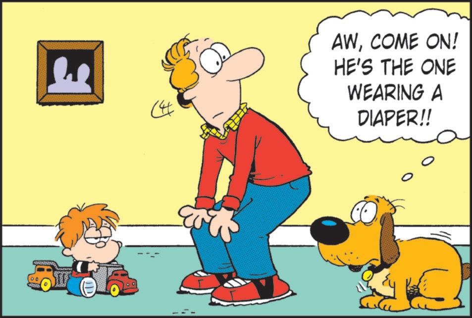 Fiction OCR: (4 AWCOME ON! HE'S THE ONE WEARING A DIAPER!! ( 4 AWCOME ON ! HE'S THE ONE WEARING A DIAPER !!