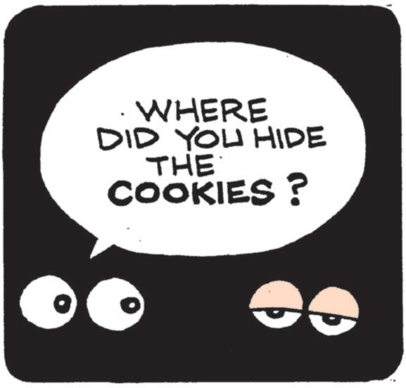 Finger food OCR: WHERE DID YOU HIDE THE COOKIES? WHERE DID YOU HIDE THE COOKIES ?