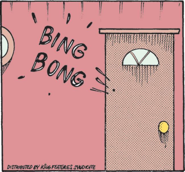 Handwriting OCR: BING BONG DISTRIBUTED BY KING FEATURES SYNDICATE BING BONG DISTRIBUTED BY KING FEATURES SYNDICATE