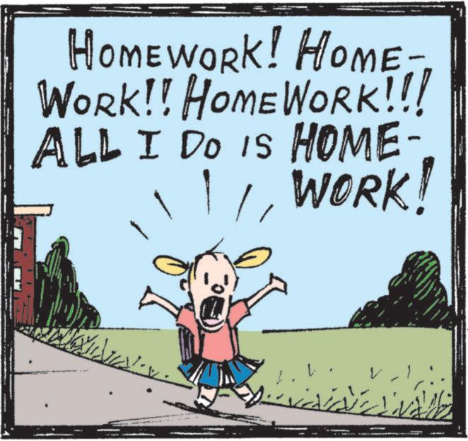 Handwriting OCR: HOMEWORK! HOME- WORK!! HOMEWORK!!! ALL I DO IS HOME- WORK! HOMEWORK ! HOME- WORK !! HOMEWORK !!! ALL I DO IS HOME- WORK !