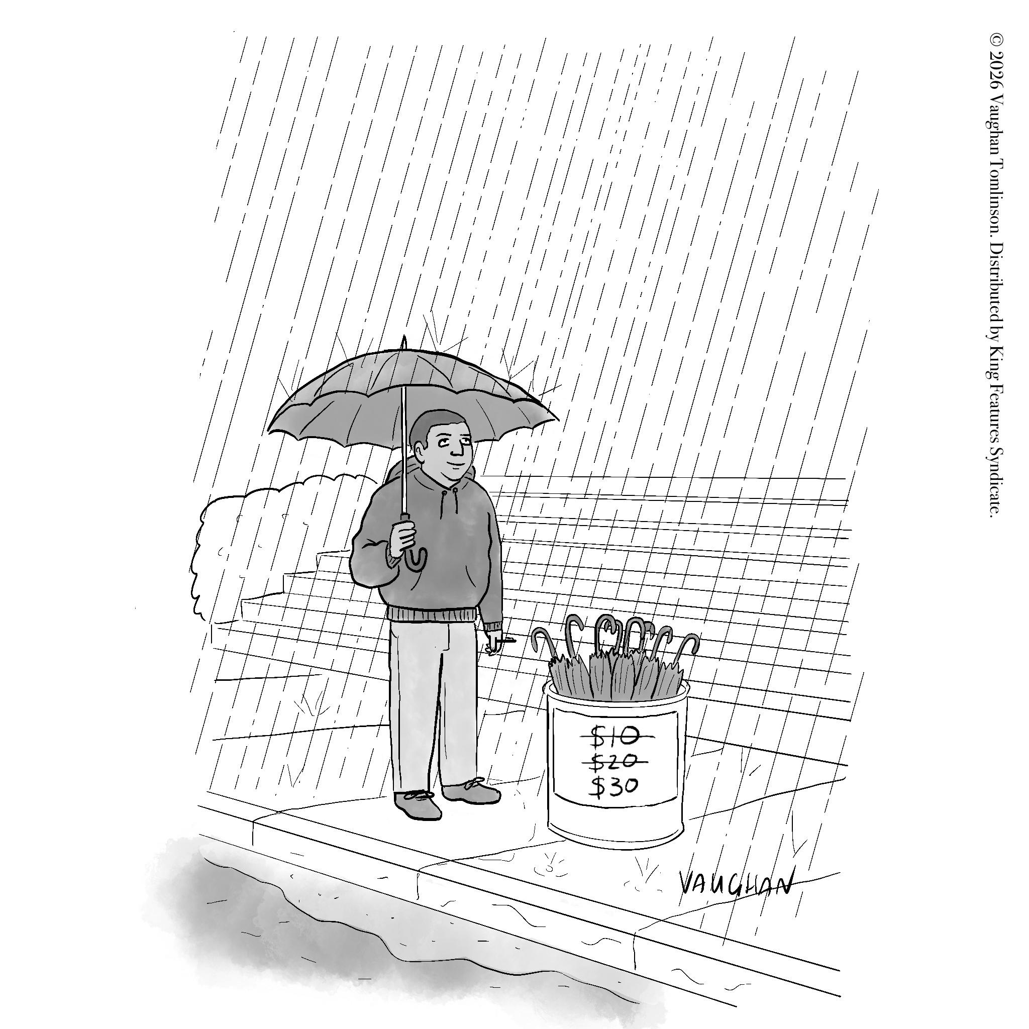 Child art OCR: ©2026 Vaughan Tomlinson. Distributed by King Features Syndicate. - $30 -02$ © 2026 Vaughan Tomlinson . Distributed by King Features Syndicate . - $ 30 -02 $