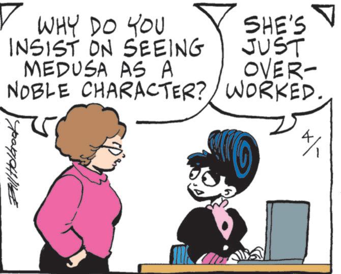 Comics OCR: ? WHY DO YOU INSIST ON SEEING MEDUSA AS A SHE'S JUST OVER- NOBLE CHARACTER?/ WORKED. ?????? 4 ? WHY DO YOU INSIST ON SEEING MEDUSA AS A SHE'S JUST OVER- NOBLE CHARACTER ? / WORKED . ?????? 4