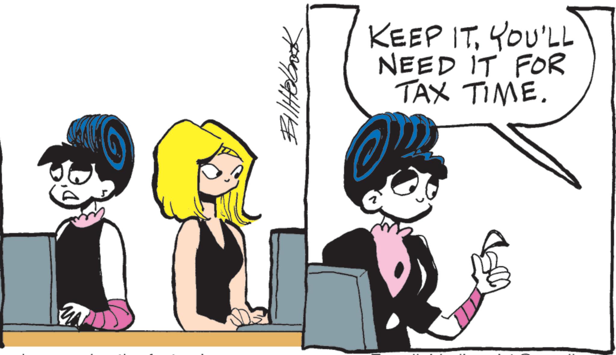 Comics OCR: KEEP ITYOU'LL NEED IT FOR TAX TIME. ? KEEP ITYOU'LL NEED IT FOR TAX TIME . ?