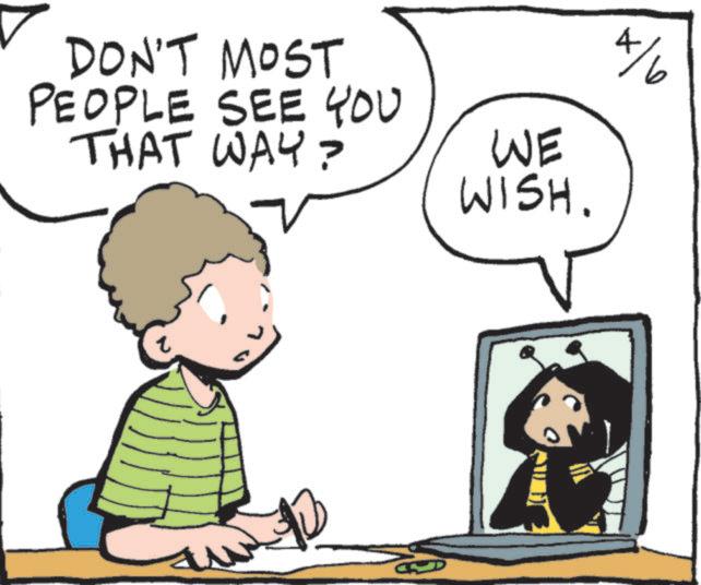 Photo caption OCR: DON'T MOST PEOPLE SEE YOU THAT WAY? IN WE WISH. 4 alx DON'T MOST PEOPLE SEE YOU THAT WAY ? IN WE WISH . 4 alx