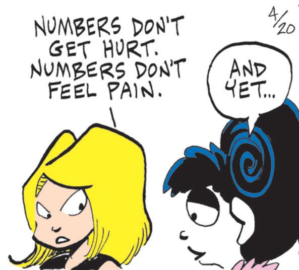 Graphics OCR: NUMBERS DON'T GET HURT. NUMBERS DON'T FEEL PAIN. 4/20 AND ???... 1 NUMBERS DON'T GET HURT . NUMBERS DON'T FEEL PAIN . 4/20 AND ??? ... 1