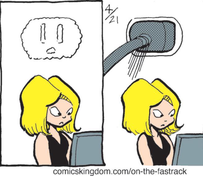 Fictional character OCR: 10 4 21 comicskingdom.com/on-the-fastrack 10 4 21 comicskingdom.com/on-the-fastrack