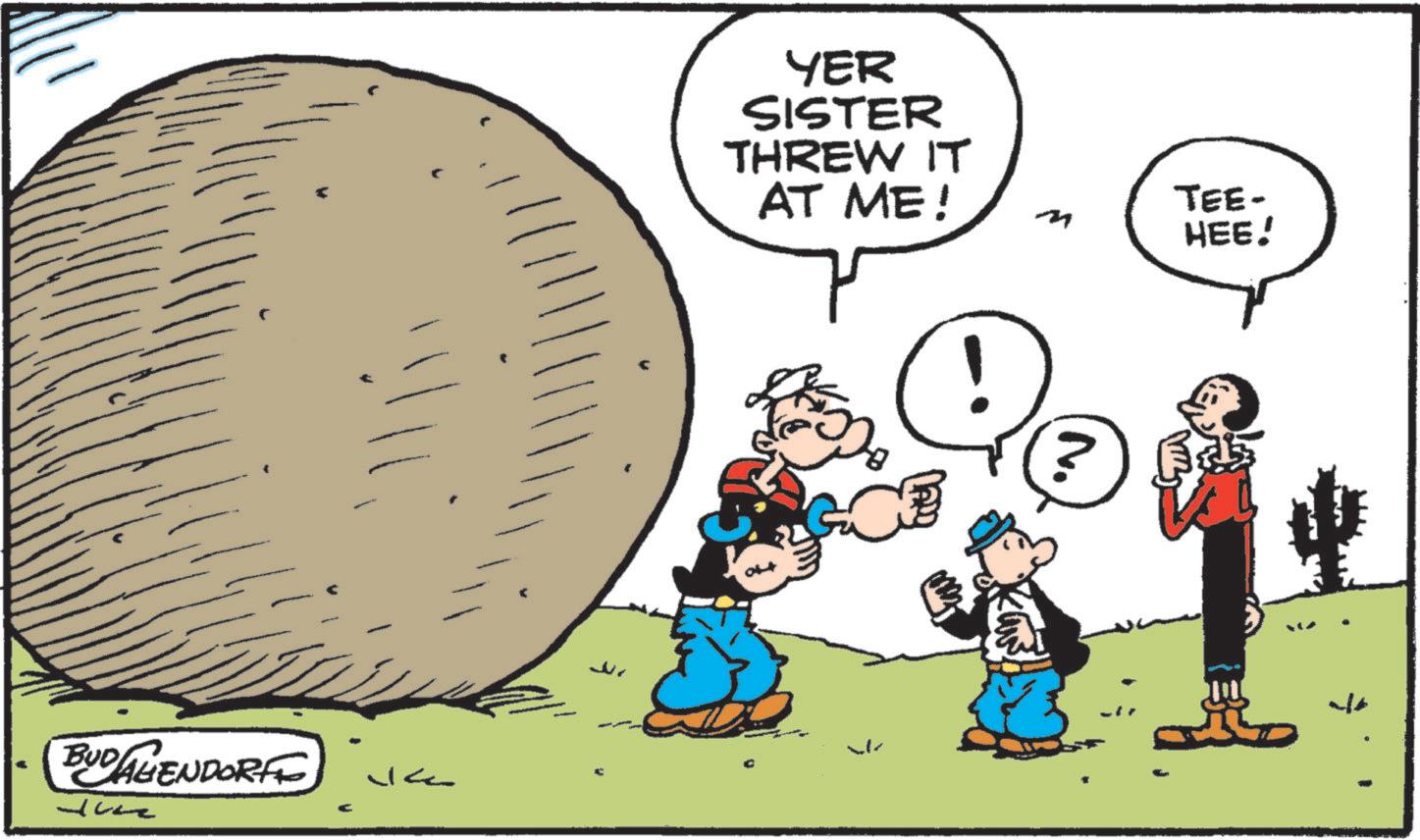 Graphics OCR: !!!!! BUDHENDORF Lune YER SISTER THREW IT AT ME! TEE- M HEE! ? !!!!! BUDHENDORF Lune YER SISTER THREW IT AT ME ! TEE- M HEE ! ?