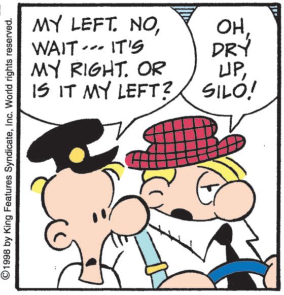 Animation OCR: MY LEFT. NOWAIT IT'S MY RIGHT. OR IS IT MY LEFT? ©1998 by King Features SyndicateInc. World rights reserved. OHDRY UPSILO! MY LEFT . NOWAIT IT'S MY RIGHT . OR IS IT MY LEFT ? © 1998 by King Features SyndicateInc. World rights reserved . OHDRY UPSILO !