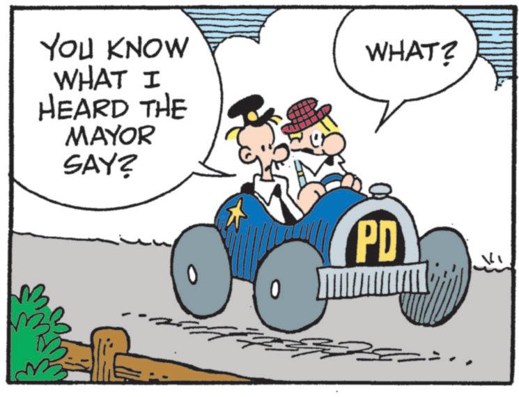 Flag Day OCR: YOU KNOW WHAT I HEARD THE MAYOR SAY? WHAT? PD YOU KNOW WHAT I HEARD THE MAYOR SAY ? WHAT ? PD