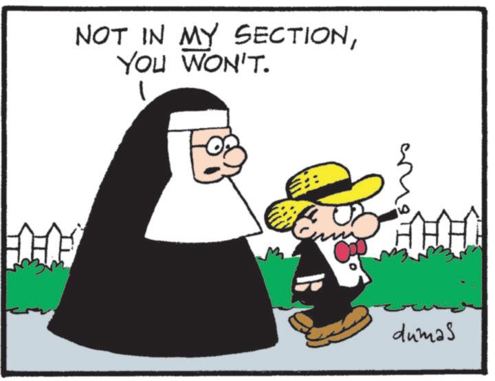 Animated cartoon OCR: NOT IN MY SECTIONYOU WON'T. 1 11 ??? dumas NOT IN MY SECTIONYOU WON'T . 1 11 ??? dumas