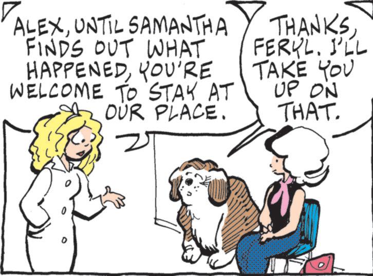 Kennel club OCR: ALEXUNTIL SAMANTHA FINDS OUT WHAT HAPPENEDYOU'RE WELCOME TO STAY AT OUR PLACE. THANKSFERKL. I'LL TAKE YOU UP ON THAT. ALEXUNTIL SAMANTHA FINDS OUT WHAT HAPPENEDYOU'RE WELCOME TO STAY AT OUR PLACE . THANKSFERKL . I'LL TAKE YOU UP ON THAT .