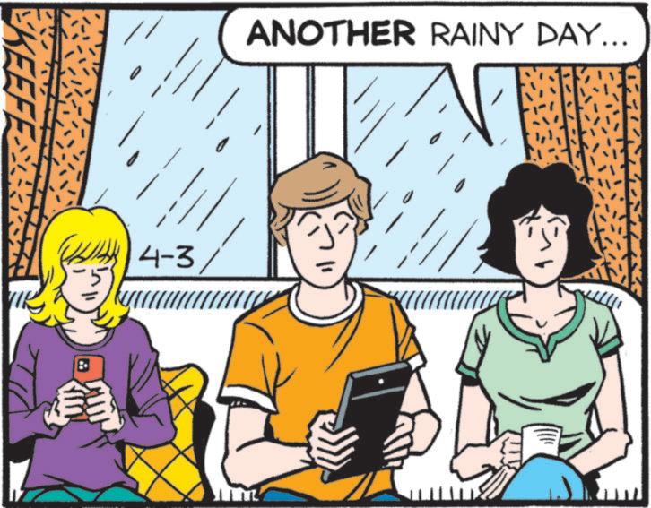Graphics OCR: KEEFE ANOTHER RAINY DAY... 4-3 ? KEEFE ANOTHER RAINY DAY ... 4-3 ?