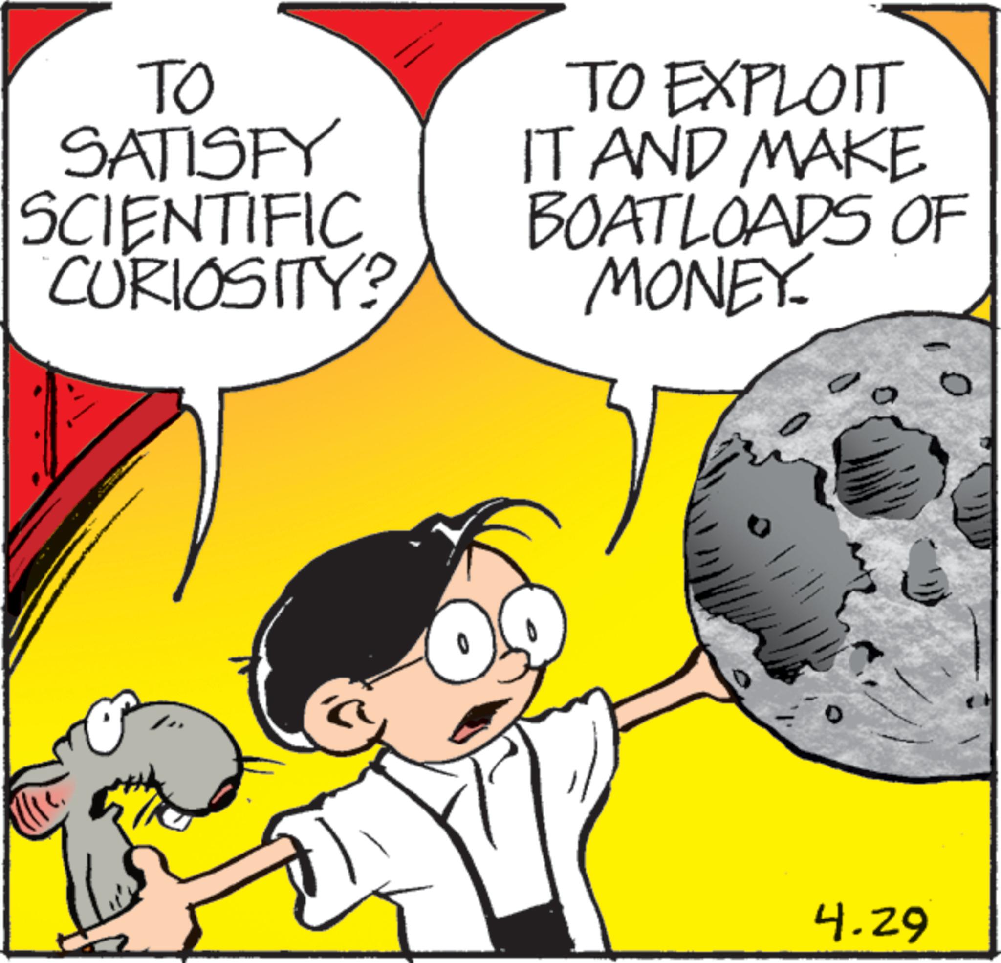 Pleased OCR: ?? SATISFY SCIENTIFIC CURIOSITY? TO EXPLOINT IT AND MAKE BOATLOADS OF MONEY ? 4.29 ?? SATISFY SCIENTIFIC CURIOSITY ? TO EXPLOINT IT AND MAKE BOATLOADS OF MONEY ? 4.29