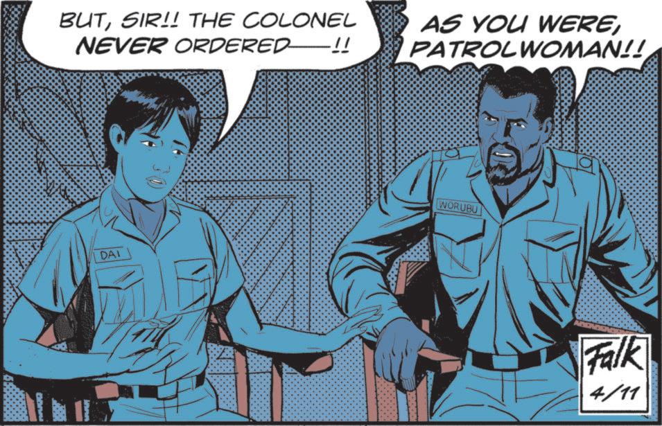 Hero OCR: BUTSIR!! THE COLONEL NEVER ORDERED !! AS YOU WEREPATROLWOMAN!! Barw DAI WORUBU Falk 4/11 BUTSIR !! THE COLONEL NEVER ORDERED !! AS YOU WEREPATROLWOMAN !! Barw DAI WORUBU Falk 4/11