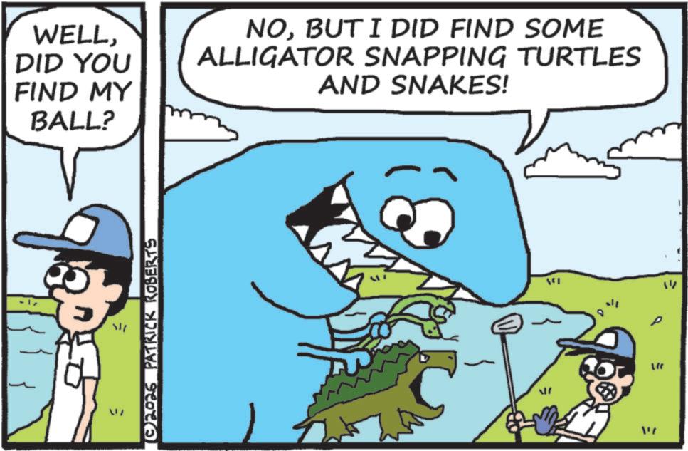 Shark OCR: WELLDID YOU FIND MY BALL? NOBUT I DID FIND SOME ALLIGATOR SNAPPING TURTLES AND SNAKES! W (02026_PATRICK ROBERTS ? P V WELLDID YOU FIND MY BALL ? NOBUT I DID FIND SOME ALLIGATOR SNAPPING TURTLES AND SNAKES ! W ( 02026_PATRICK ROBERTS ? P V