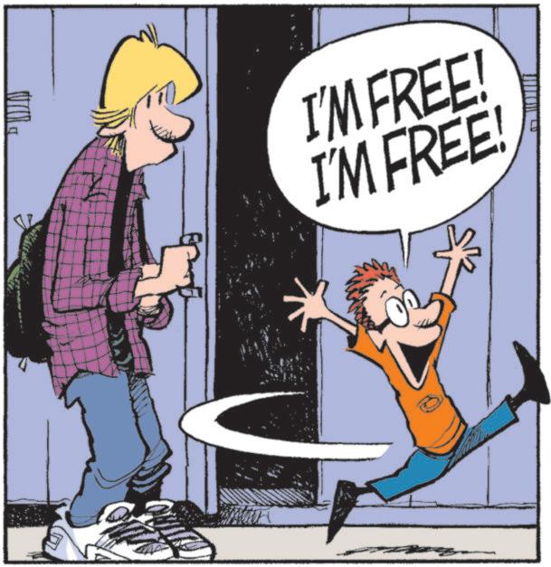 Fiction OCR: I'M FREE! I'M FREE! I'M FREE ! I'M FREE !