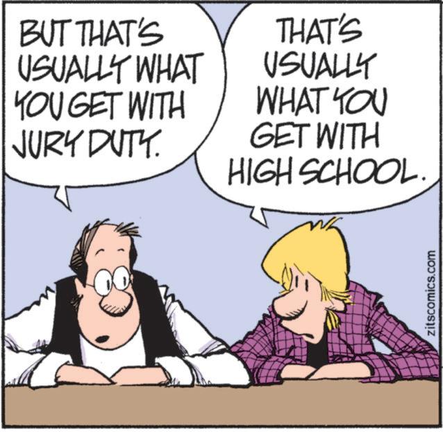 Animation OCR: BUT THAT'S USUALLY WHAT YOU GET WITH JURY DUTY. THAT'S USUALLY WHAT YOU GET WITH HIGH SCHOOL. zitscomics.com BUT THAT'S USUALLY WHAT YOU GET WITH JURY DUTY . THAT'S USUALLY WHAT YOU GET WITH HIGH SCHOOL . zitscomics.com