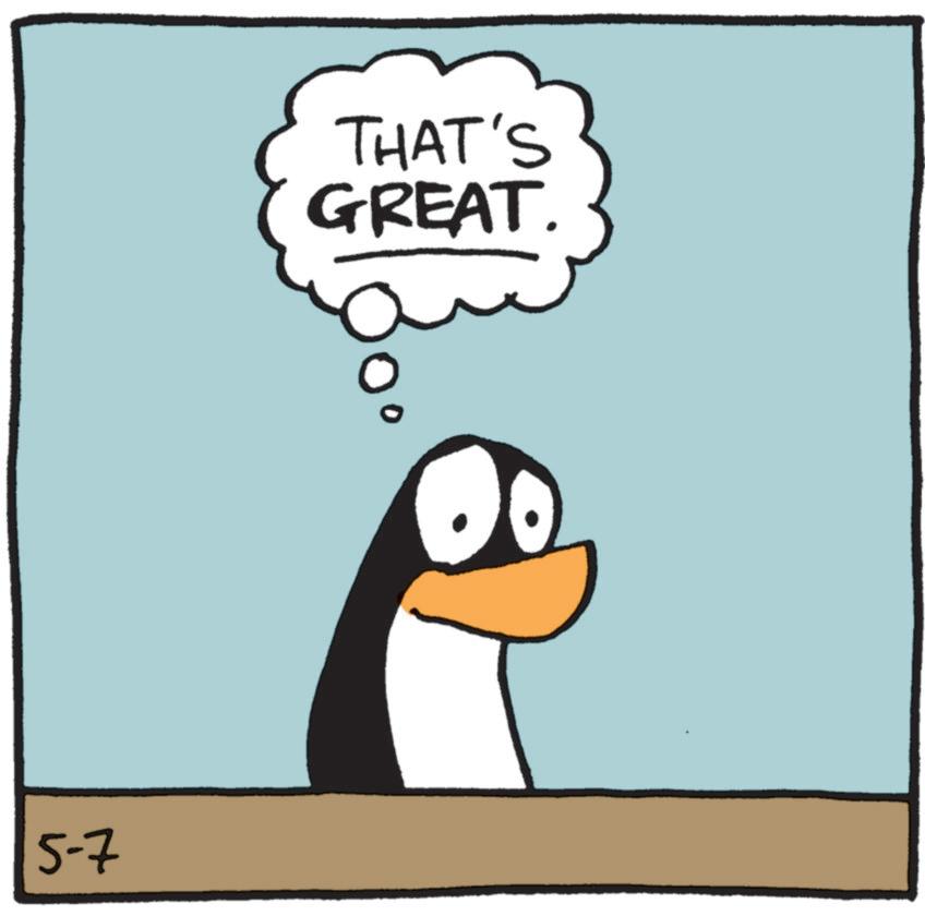Penguin OCR: 5-7 THAT'S GREAT. 5-7 THAT'S GREAT .