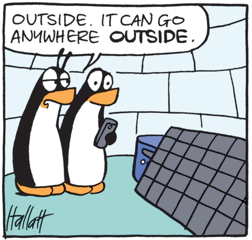 Beak OCR: OUTSIDE. IT CAN GO ANYWHERE OUTSIDE. Hallatt OUTSIDE . IT CAN GO ANYWHERE OUTSIDE . Hallatt