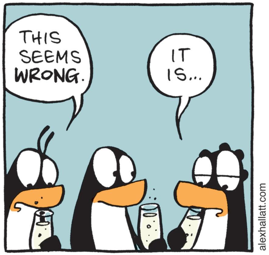Penguin OCR: THIS SEEMS WRONG. IT 15... P alexhallatt.com THIS SEEMS WRONG . IT 15 ... P alexhallatt.com