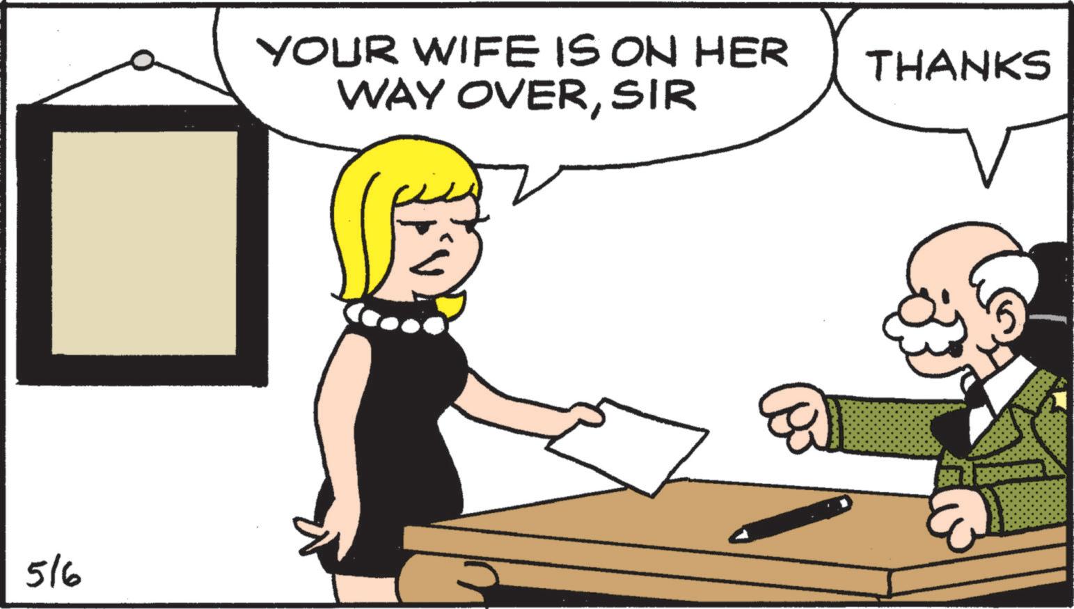 Pleased OCR: 516 YOUR WIFE IS ON HER WAY OVERSIR THANKS 516 YOUR WIFE IS ON HER WAY OVERSIR THANKS