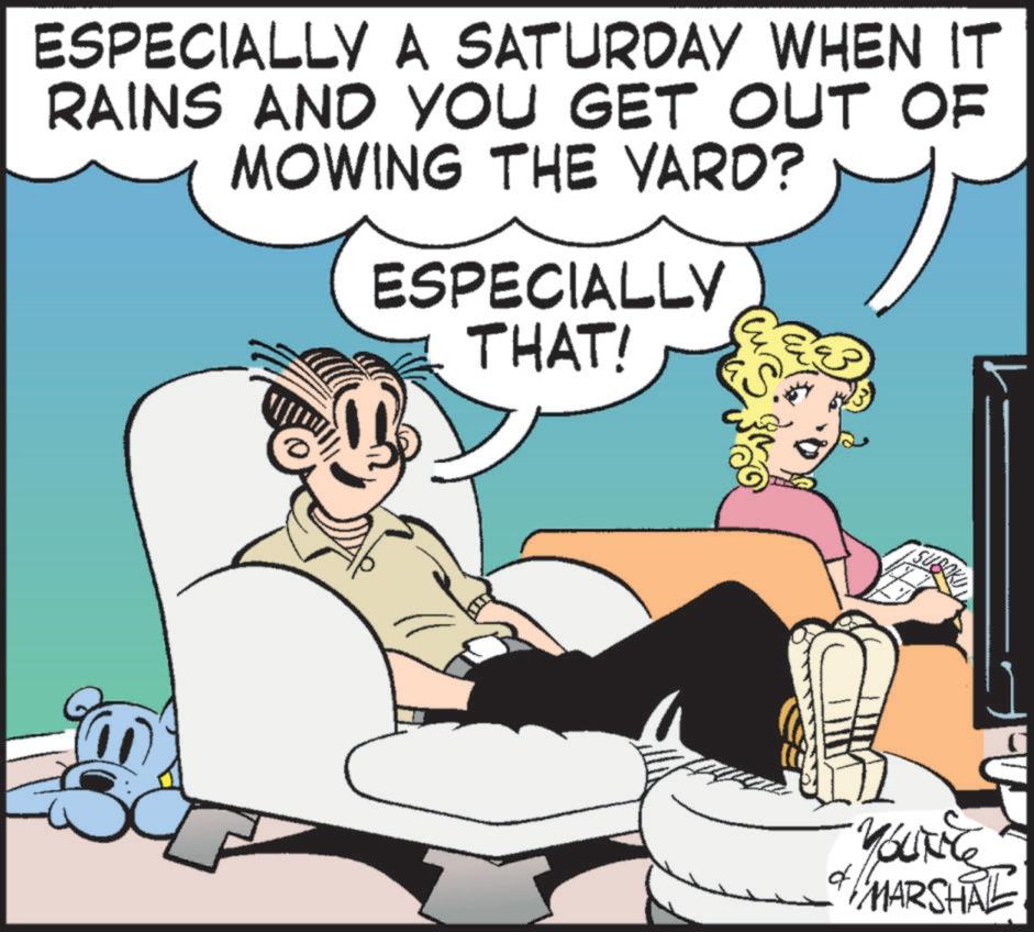 Graphics OCR: ESPECIALLY A SATURDAY WHEN IT RAINS AND YOU GET OUT OF MOWING THE YARD? ESPECIALLY THAT! ???? BOK MARSHAL ESPECIALLY A SATURDAY WHEN IT RAINS AND YOU GET OUT OF MOWING THE YARD ? ESPECIALLY THAT ! ???? BOK MARSHAL