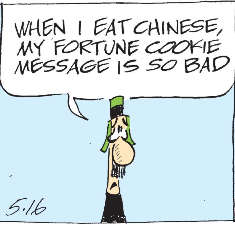Fictional character OCR: 5.16 WHEN I EAT CHINESEMY FORTUNE COOKIE MESSAGE IS SO BAD ? 5.16 WHEN I EAT CHINESEMY FORTUNE COOKIE MESSAGE IS SO BAD ?